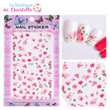 Décorer ses ongles Stickers fleurs Beau rendu