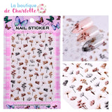 Décorer ses ongles Stickers fleurs Beau rendu