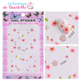 Décorer ses ongles Stickers fleurs Beau rendu