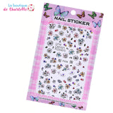 Décorer ses ongles Stickers fleurs Beau rendu
