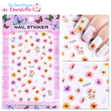 Décorer ses ongles Stickers fleurs Beau rendu