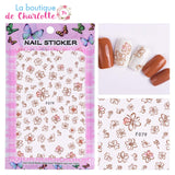 Décorer ses ongles Stickers fleurs Beau rendu