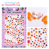 Décorer ses ongles Stickers fleurs Beau rendu