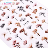 Décorer ses ongles Stickers fleurs Beau rendu