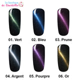 Comment faire un nail art ? Effet Chat Métallique POUR MANUCURE