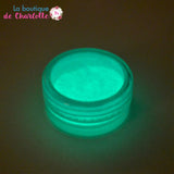 Comment faire un nail art ? Poudre Phosphorescente