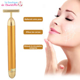 Détendre son visage BARRE DE MASSAGE PLAQUÉE OR