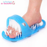 Comment se masser les pieds ? TONGS MASSANTES PIEDS POUR DOUCHE sans tomber