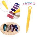 Comment faire un nail art ? Effet Chat Métallique POUR MANUCURE